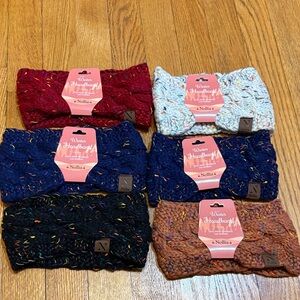 Women's Knitted Headbands - Multicolor Set